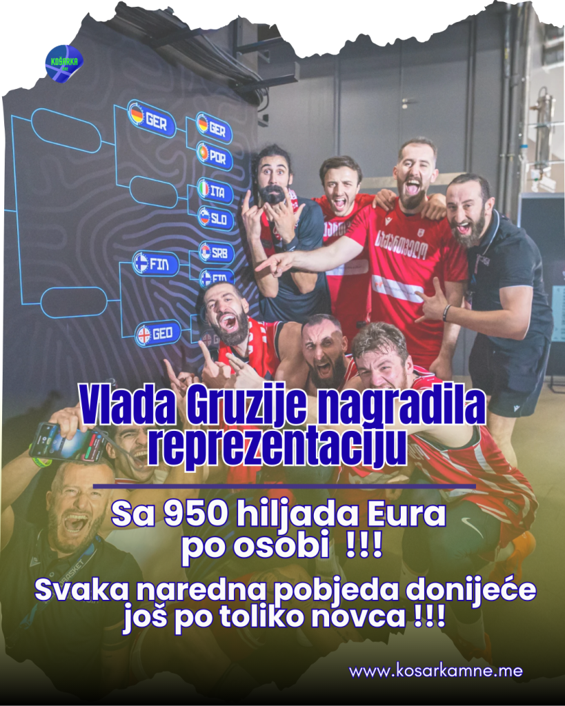 Vlada Gruzije bogato nagradila reprezentativce